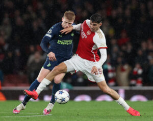 PSV Eindhoven vs Arsenal (00:45 – 13/12) | Xem lại trận đấu